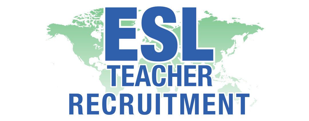ESL Teacher Recruitment logo brand